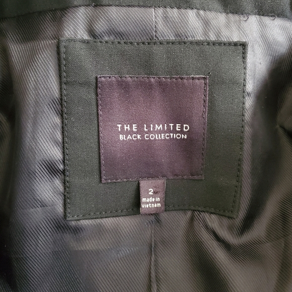 The Limited Black Collection Blazer Size 2 - Picture 8 of 10